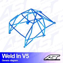 Roll Cage VOLVO 245 5-door Wagon WELD IN V5