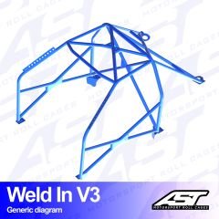 Roll Cage VOLVO 945 5-door Wagon WELD IN V3