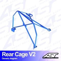 Roll Bar TOYOTA AE86 Sprinter Trueno 3-door Hatchback REAR CAGE V2