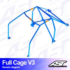 Roll Cage MAZDA RX-7 (FD) 3-doors Coupe FULL CAGE V3