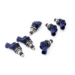 DEATSCHWERKS 6 FUEL INJECTORS KIT 370CC/MIN SIDE FEED, NISSAN 300ZX 90-99, SKYLINE RB25DET 93-98