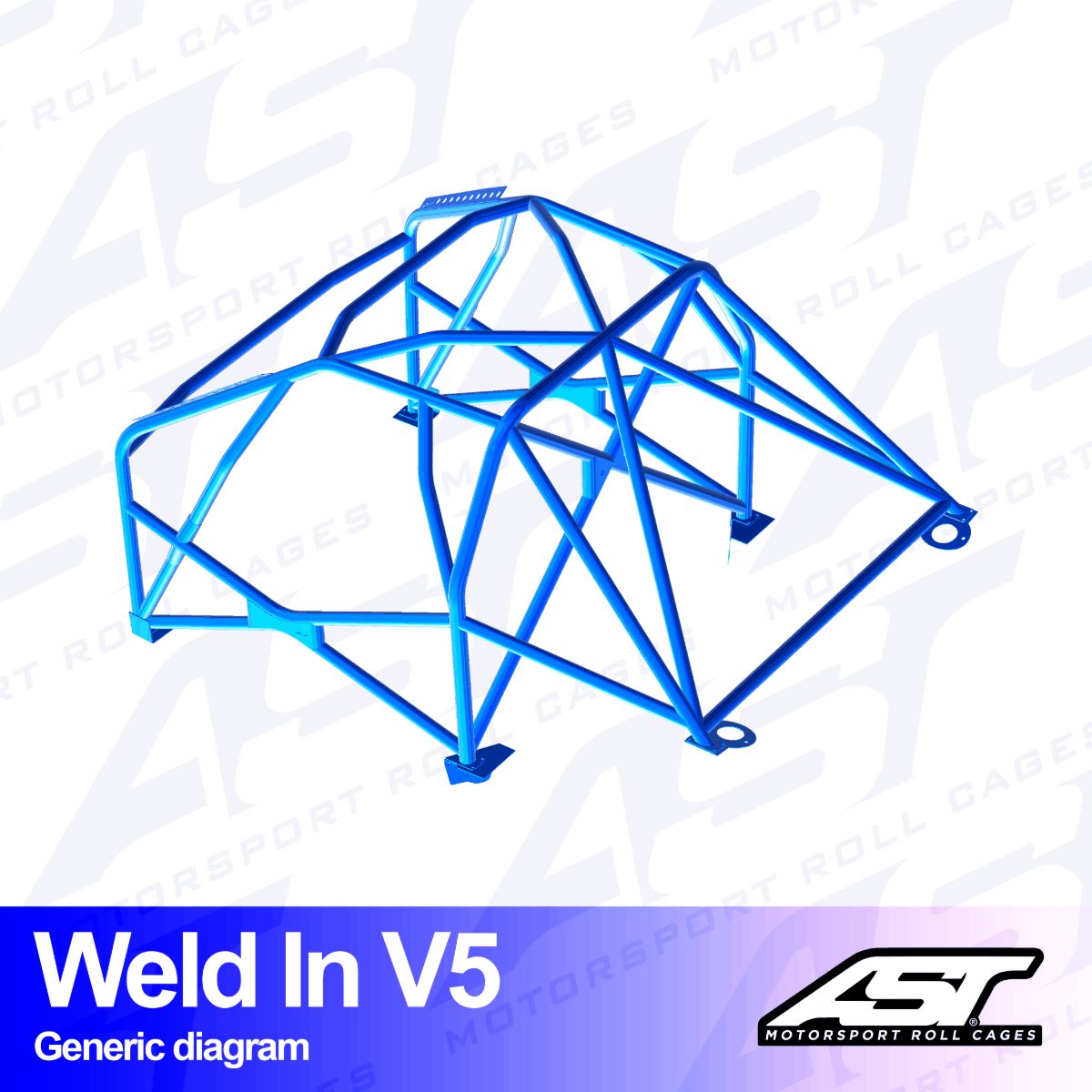 Roll Cage BMW (E91) 3-Series 5-doors Touring RWD WELD IN V5