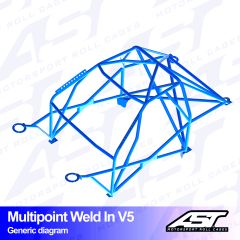 Roll Cage BMW (E91) 3-Series 5-doors Touring RWD MULTIPOINT WELD IN V5