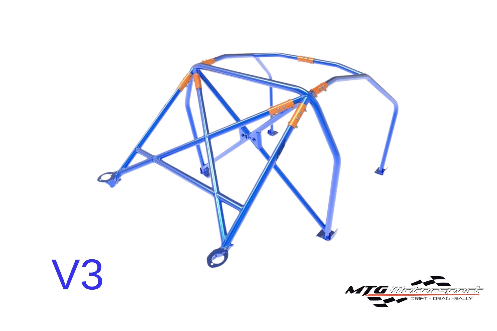 Roll Cage Porsche 914 (1964-1976) 2 Kapılı Targa RWD Çıkarılabilir Full Kafes V3