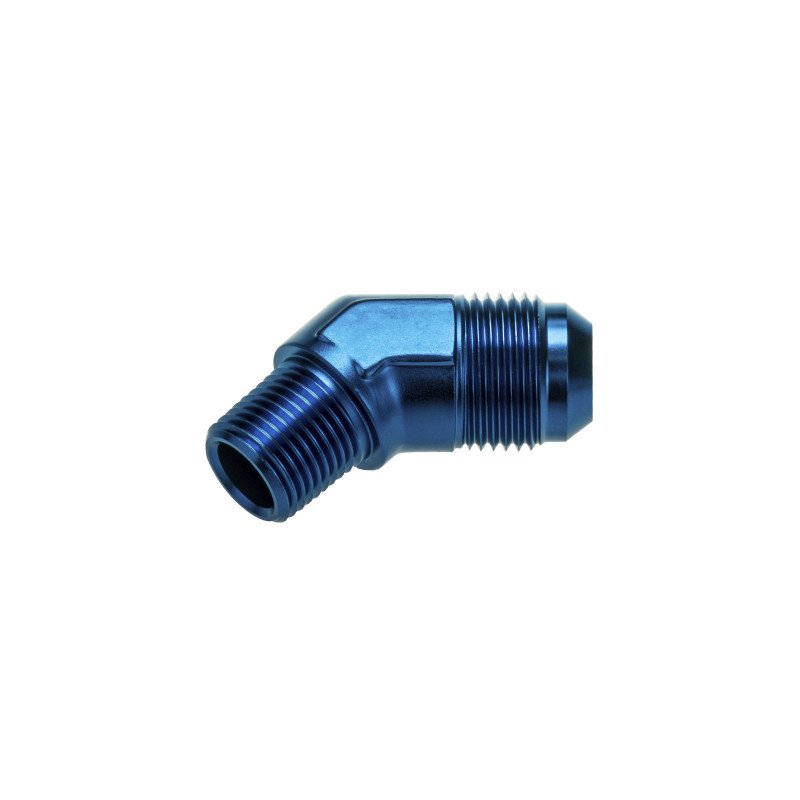 AN6 JIC FLARE TO 1/4 NPT 45' STRAIGHT HOSE FITTING ADAPTER