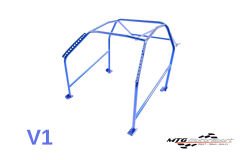 Roll Cage Porsche 924 (1976-1988) 3 Kapılı Coupe RWD Kaynak İle Montaj V1