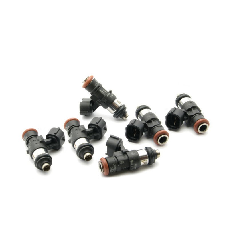 DEATSCHWERKS BOSCH EV14 6 FUEL INJECTORS KIT 2200CC/MIN, 200LB/HR, UNIVERSAL 40MM / 14MM