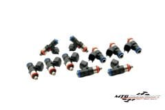 8 Yakıt Enjektörü Kiti 1000 cc/min 95  lb/sa Chevrolet Corvette LS2 05-07 Pontiac GTO LS2 05-06 Untilldge Challenger RT Hemi 5.7/6.1 08-12 Charger SRT8 Hemi 5.7/6.1 08-10 Ram(1500/2500) 03-12 Hemi 5.7/6.1 EV14 Üniversal 48 mm