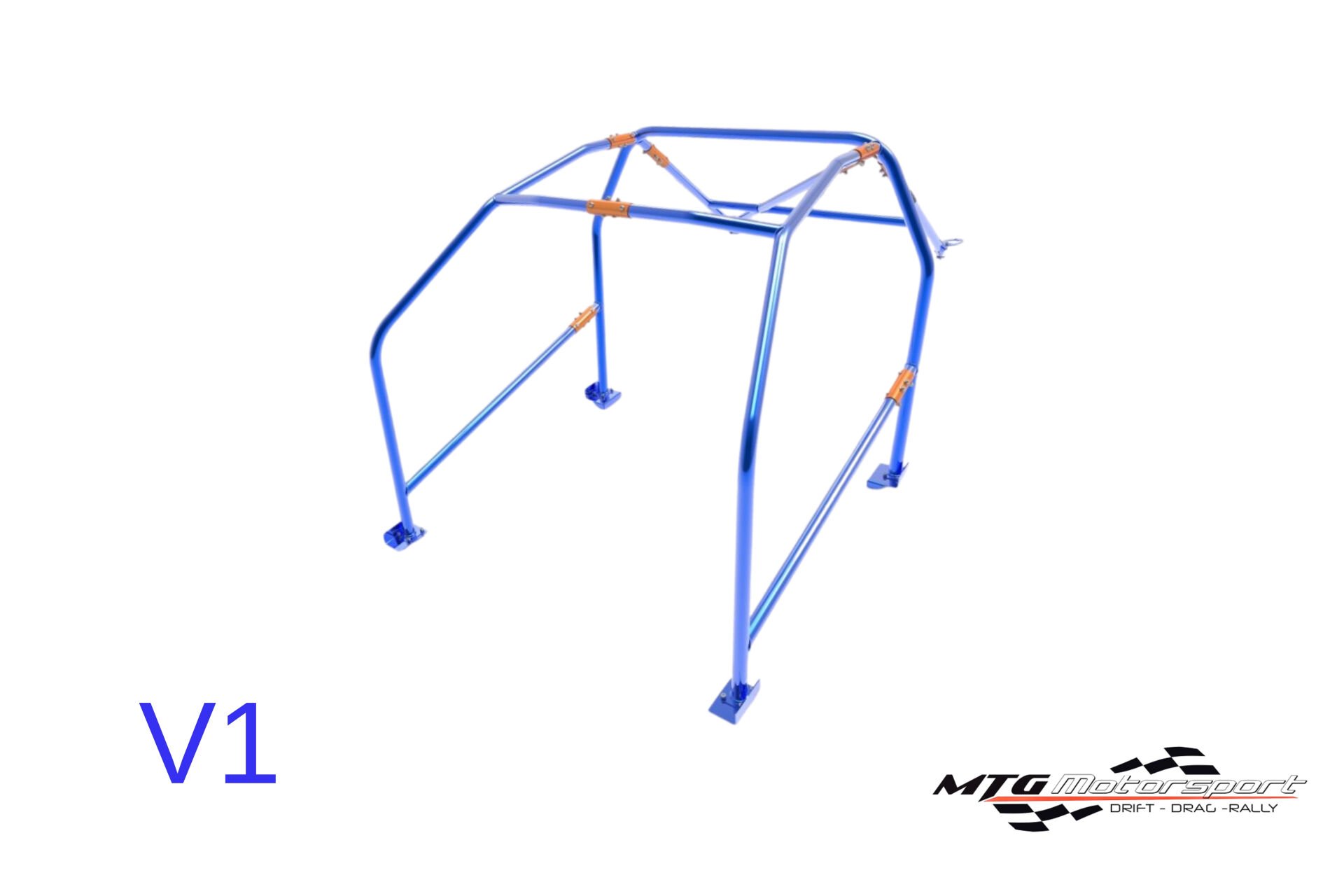 Roll Cage Porsche 944 (1982-1991) 3 Kapılı Coupe RWD Çıkarılabilir Full Kafes V1