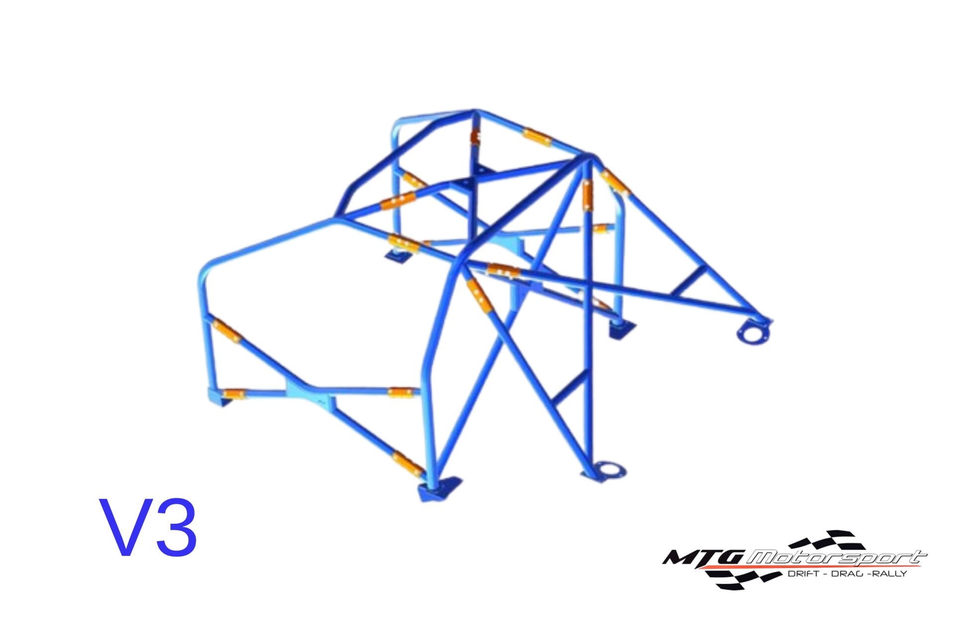 Roll Cage Porsche 944 (1982-1991) 3 Kapılı Coupe RWD Civata İle Montaj V3
