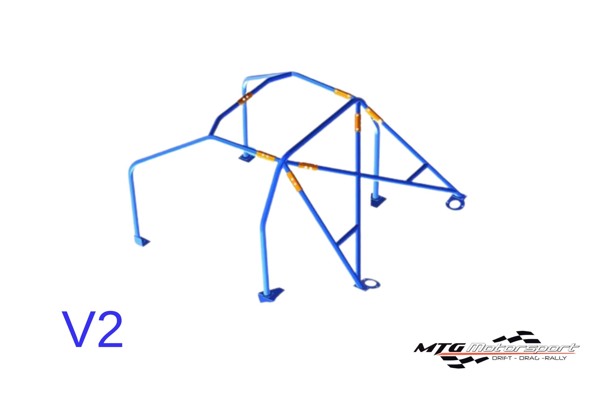 Roll Cage Porsche 944 (1982-1991) 3 Kapılı Coupe RWD Kaynak İle Montaj V2