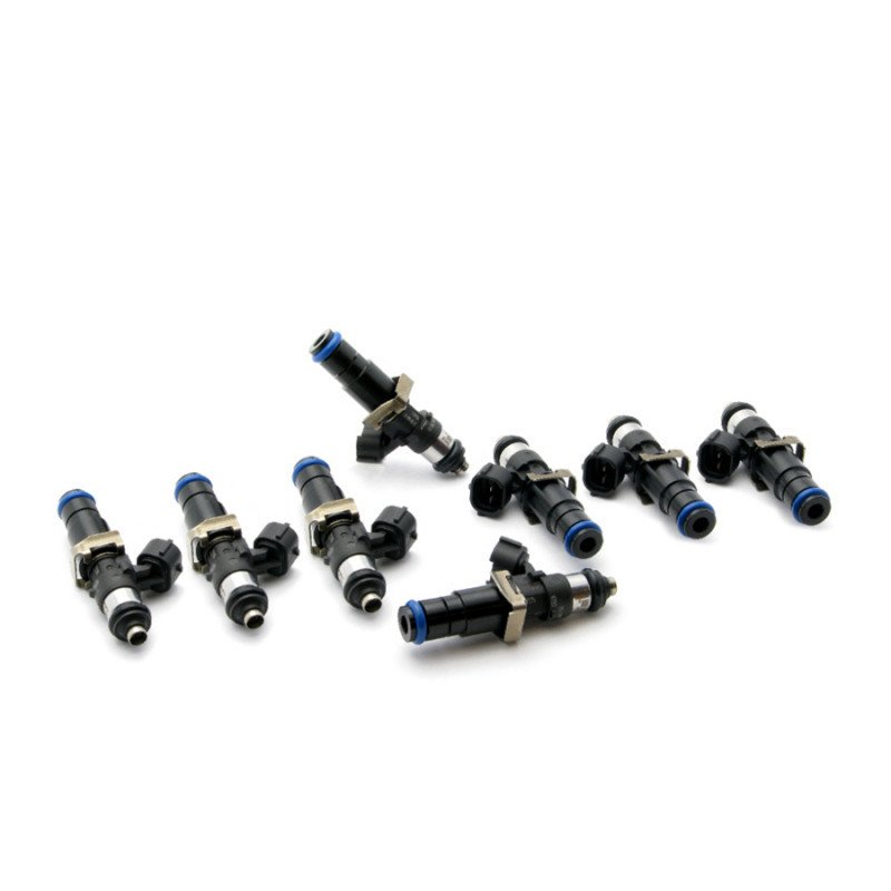 EV14 8 FUEL INJECTORS KIT 2200CC/MIN, 200LB/HR, UNIVERSAL 60MM 14MM O-RING, CADILLAC CTS-V LS6 04-05, CHEVROLET CAMARO SS/Z28 LS1 98-02, CORVETTE LS1 97-04, CORVETTE Z06 LS6 01-04, FORD F-SERIES V8 97-13, MUSTANG GT 4.6L/5.0L 8
