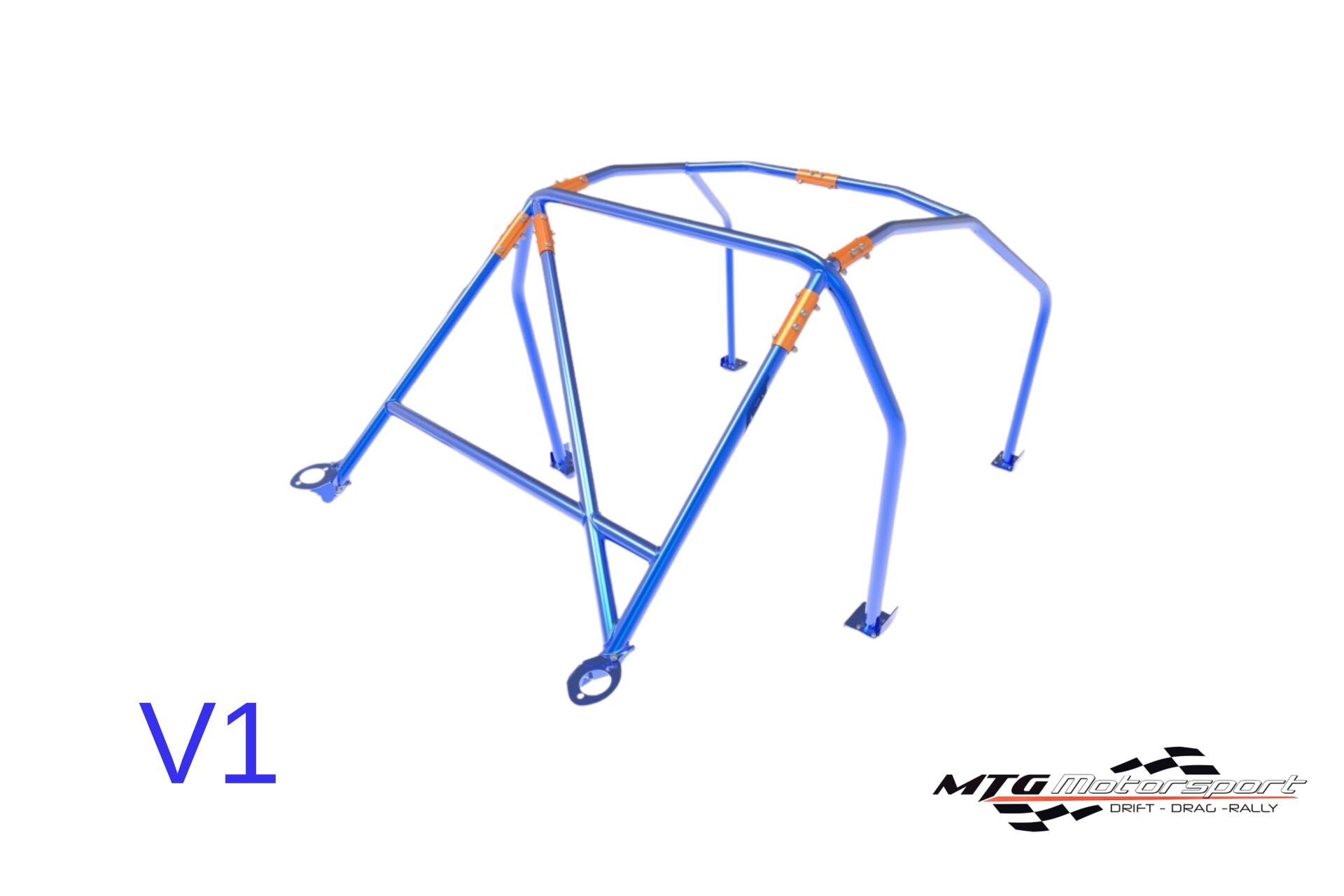 Roll Cage Porsche 968 (1992-1995) 3 Kapılı Coupe RWD Çıkarılabilir Full Kafes V1