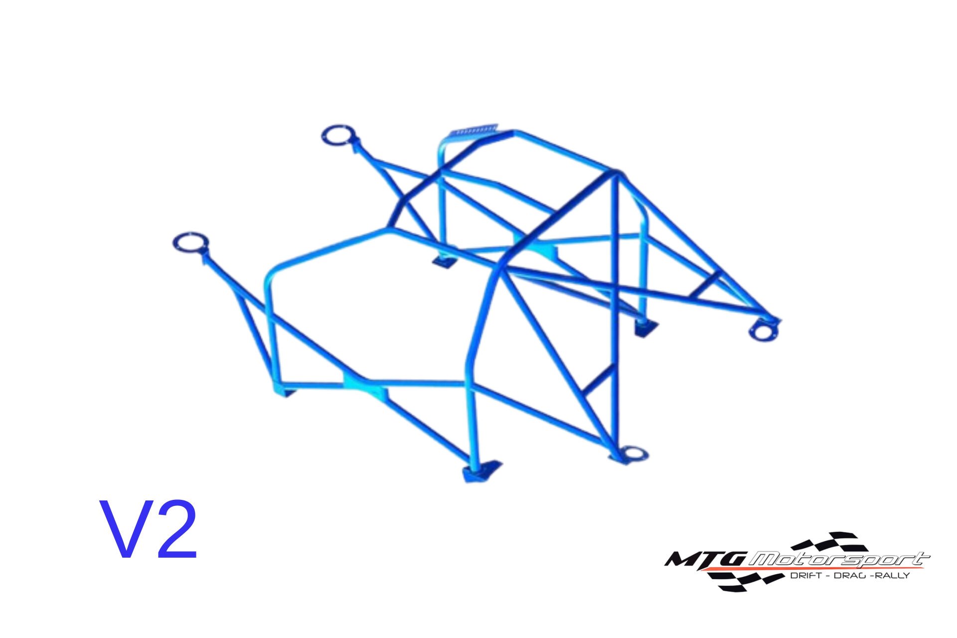 Roll Cage Porsche 968 (1992-1995) 3 Kapılı Coupe RWD Çok Noktalı Kaynak İle Montaj V2