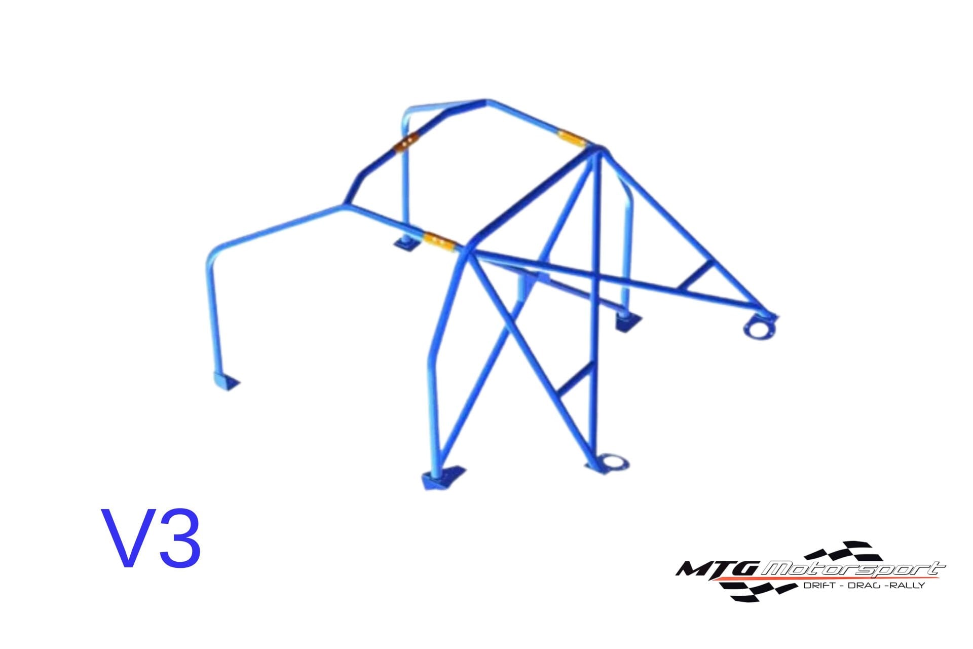 Roll Cage Subaru İmpreza (GC8) 2 Kapılı Coupe 4WD Çıkarılabilir Full Kafes V3