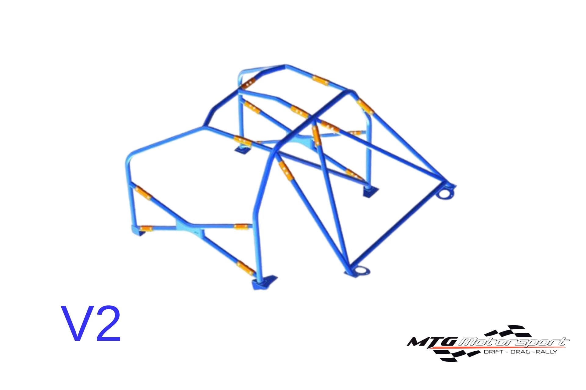 Roll Cage Subaru İmpreza (GC8) 2 Kapılı Coupe 4WD Civata İle Montaj V2