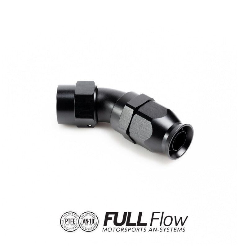 Tam Akışlı PTFE Hortum Ucu 45 Derece