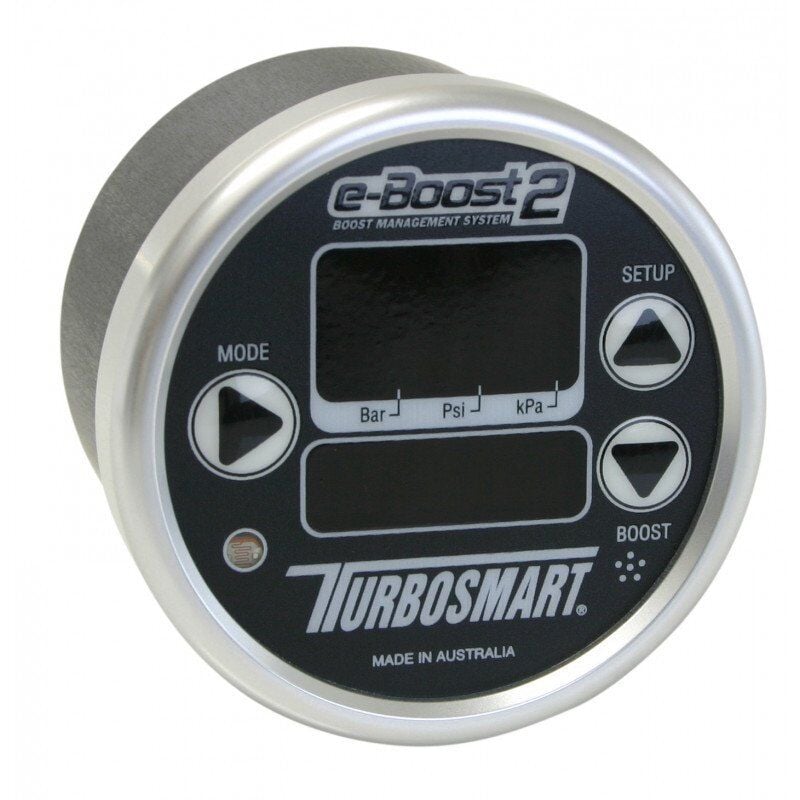 EBC Turbosmart E-Boost2 60psi 60 mm Siyah Yüzey/Gümüş Çerçeve