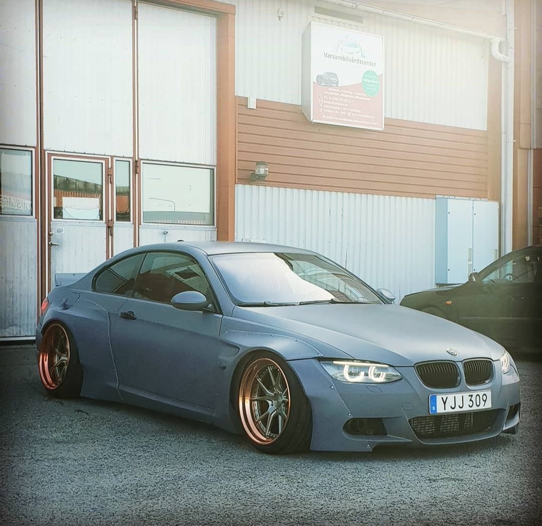 BMW E92 pandem style wide body kit without full front bumper