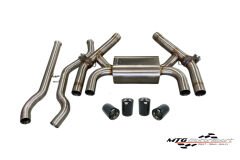 F87 M2C Subaplı Arka Aks Arka Egzoz - Karbon