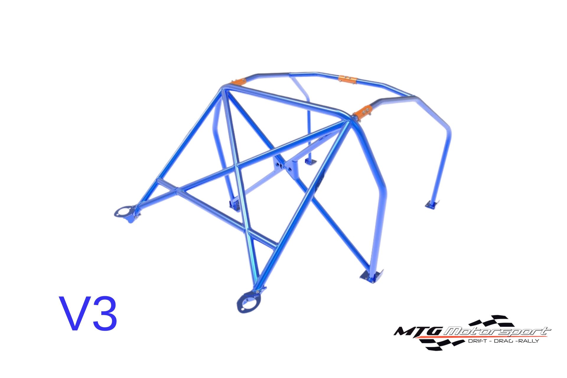 Roll Cage Volvo 242 2 Kapılı Coupe Çıkarılabilir Full Kafes V3