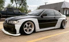 BMW E46 pandem style facelift wide body kit
