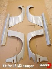 BMW E46 pandem style facelift wide body kit