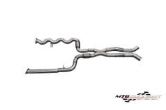 G87 M2C Signature Eşit Uzunluk Midpipe-Gen-2 Düz