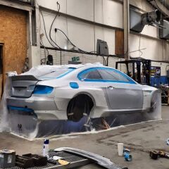 BMW E92 Pandem Stili Arka Çamurluklar