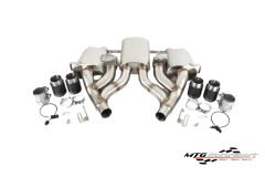 Maad MaxX - F8X BMW M3 & M4 Arka Egzoz Bölümü - 3 Kutulu Subaplı - Karbon Uçlar