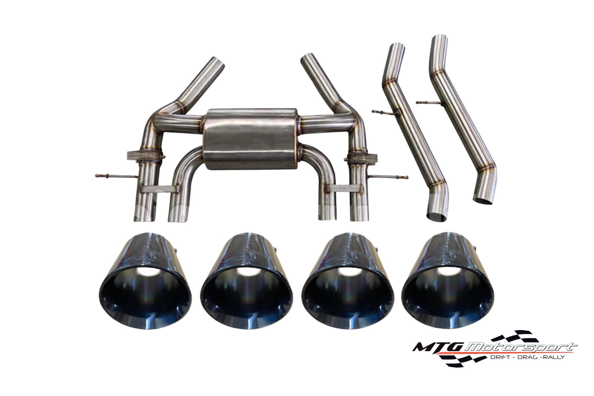 G80/G82 Subaplı Arka Egzoz - Siyah Uçlar