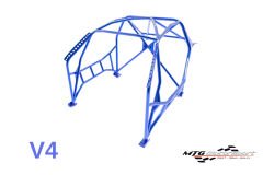 Roll Cage BMW (E30) 3 Serisi 5 Kapılı Touring RWD Kaynak İle Montaj V4 Nascar Drift İçin