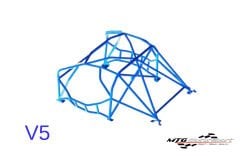 Roll Cage BMW (E36) 3 Serisi 2 Kapılı Coupe RWD Kaynak İle Montaj V5 Nascar Drift İçin