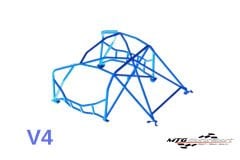 Roll Cage BMW (F87) 2 Serisi 2 Kapılı Coupe RWD Kaynak İle Montaj V4 Nascar Drift İçin