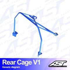 Roll Bar FORD Escort (Mk3/Mk4) 3-doors Coupe REAR CAGE V1
