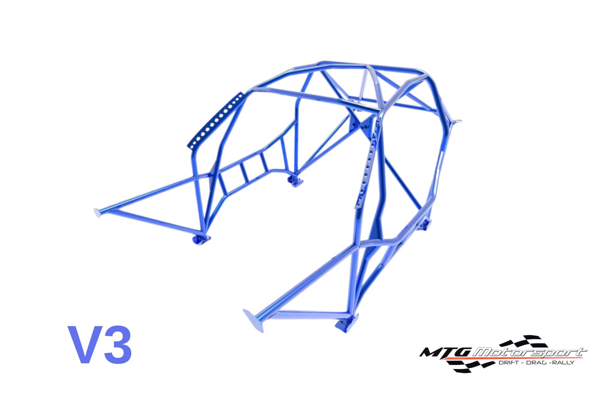 Roll Cage BMW 1 Serisi (E87) 5 Kapılı Hatchback RWD Çok Noktalı Kaynak İle Montaj V3 Nascar Drift İçin