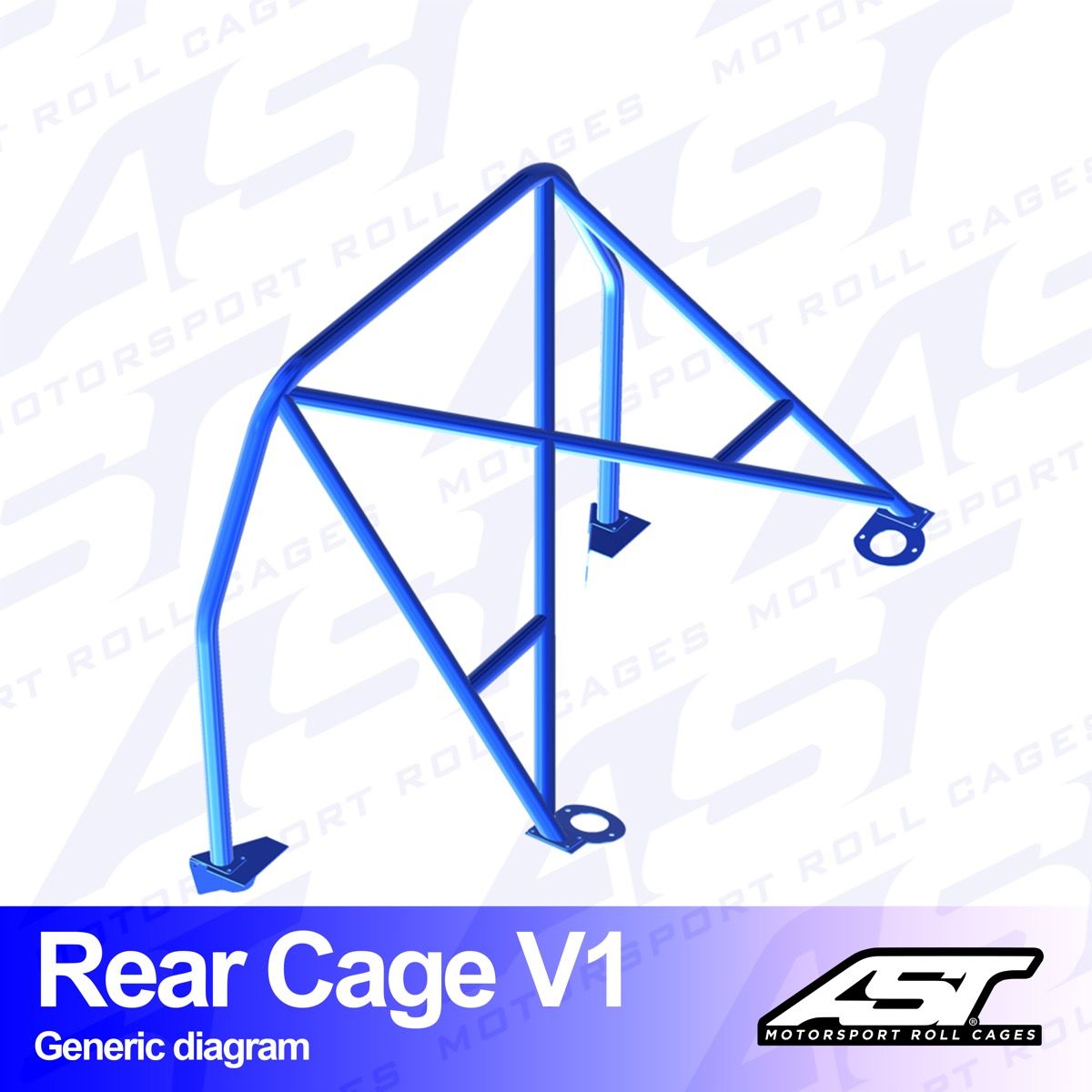 Roll Bar FORD Sierra (MK1/Mk2/Mk3) 3-doors Coupe RWD REAR CAGE V1