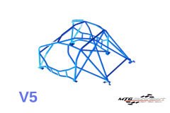Roll Cage Mazda RX-7 (FD) 3 Kapılı Coupe Kaynak İle Montaj V5 Nascar Drift İçin