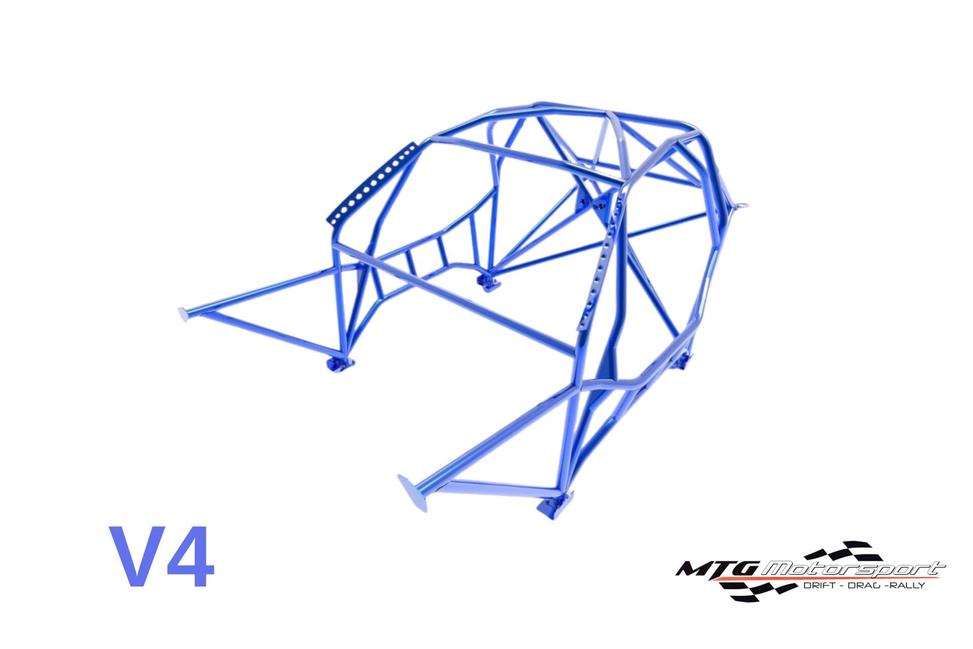 Roll Cage Nissan Silvia (S14) 2 Kapılı Coupe Çok Noktalı Kaynak İle Montaj V4 Nascar Drift İçin