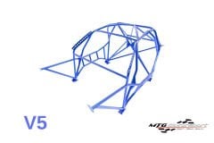 Roll Cage Nissan Silvia (S14) 2 Kapılı Coupe Çok Noktalı Kaynak İle Montaj V5 Nascar Drift İçin