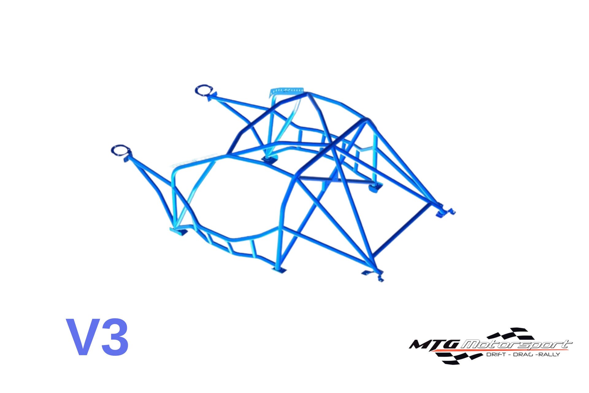 Roll Cage Nissan 350Z (Z33) 3 Kapılı Coupe Çok Noktalı Kaynak İle Montaj V3 Nascar Drift İçin