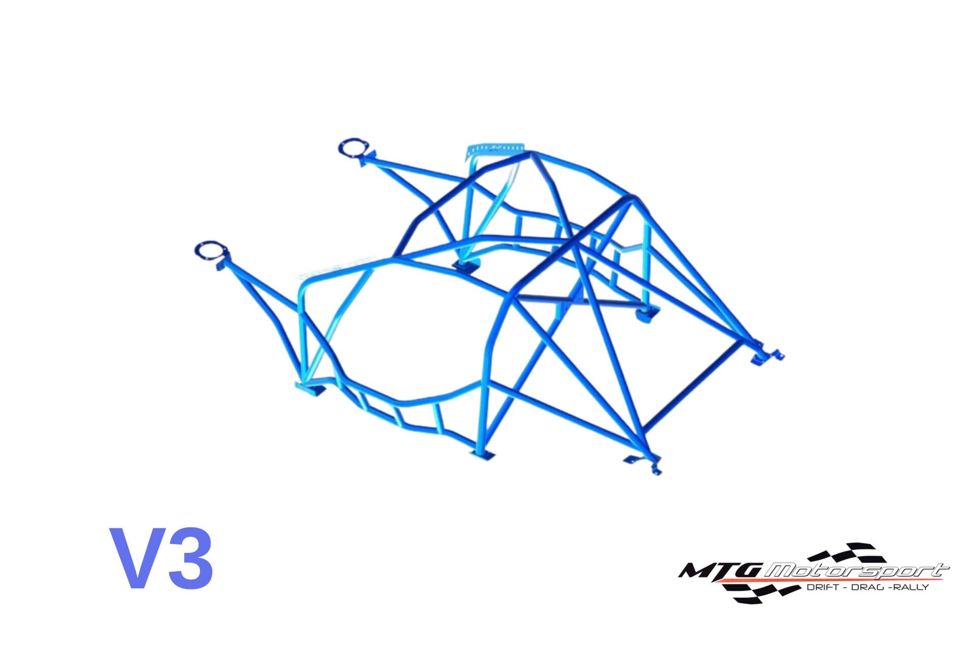 Roll Cage Nissan 370Z (Z34) 3 Kapılı Coupe Çok Noktalı Kaynak İle Montaj V3 Nascar Drift İçin