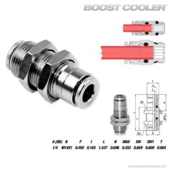 1/4'' Bulkhead Fitting
