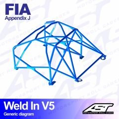 Roll Cage PORSCHE 964 WELD IN V5