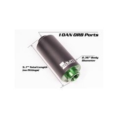 HIGH FLOW FUEL FILTER STAINLESS 10 MICRON RADIUM ENGINEERING