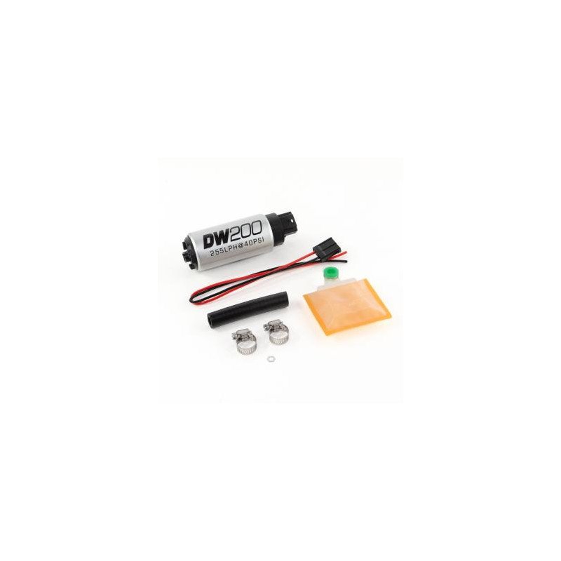 FUEL PUMP DW200 DEATSCHWERKS (255LPH), UNIVERSAL INSTALL KIT 9-1000