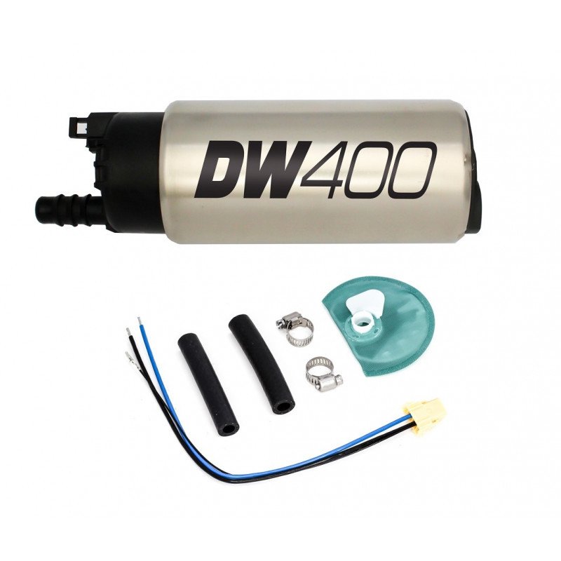 FUEL PUMP DW400 DEATSCHWERKS (415LPH), UNIVERSAL INSTALL KIT 9-1000