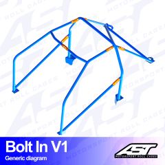 Roll Cage SUZUKI Swift (ZC32S) 3-door Hatchback BOLT IN V1