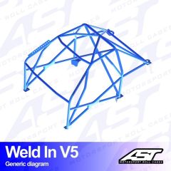 Roll Cage BMW (E36) 3-Series 3-doors Compact RWD WELD IN V5