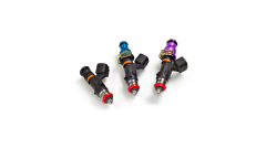 8 FUEL INJECTORS KIT INJECTOR DYNAMICS 725CC/MIN, FORD MUSTANG GT 4.6L (KENNE-BELL SUPERCHARGER) 05-10 / MUSTANG BOSS 302 12-13 60MM / 14MM (PURPLE)